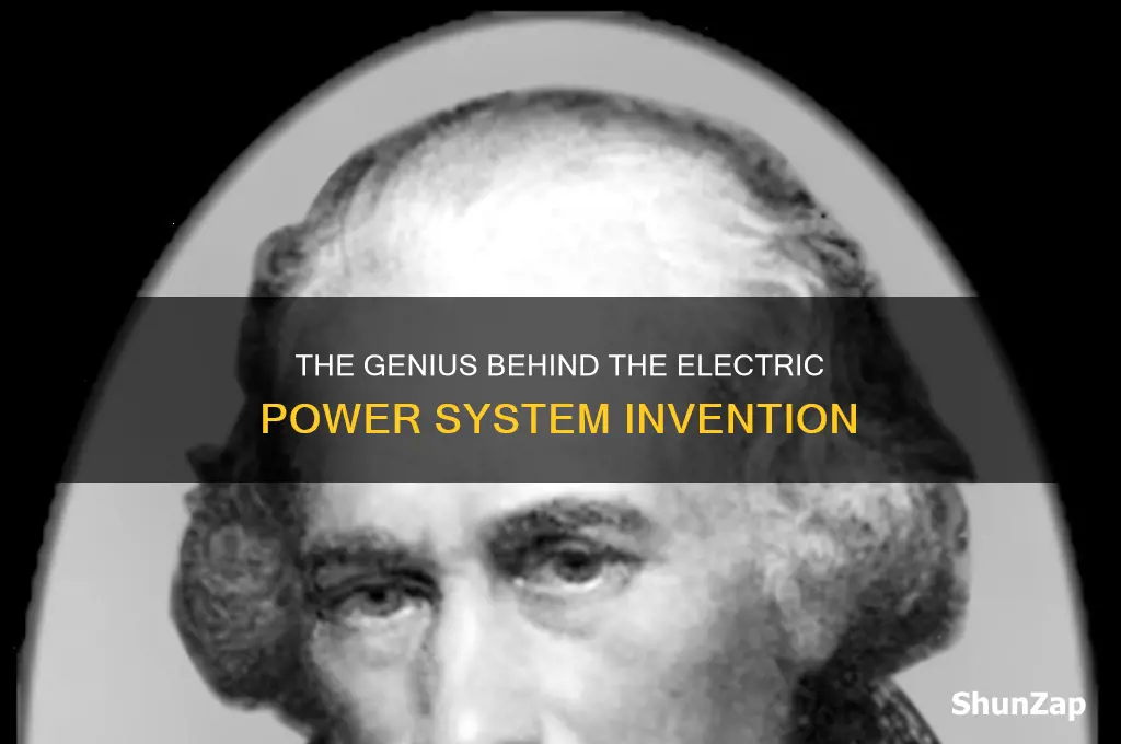 who invented a system that used electric power