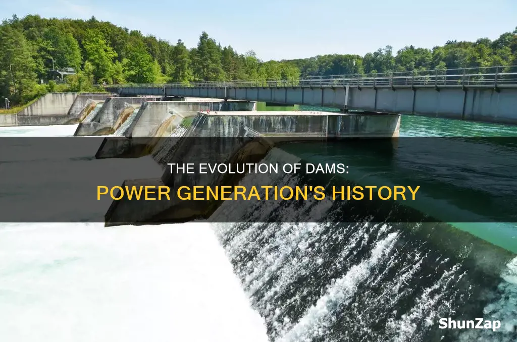 who invented the dam to create electricity