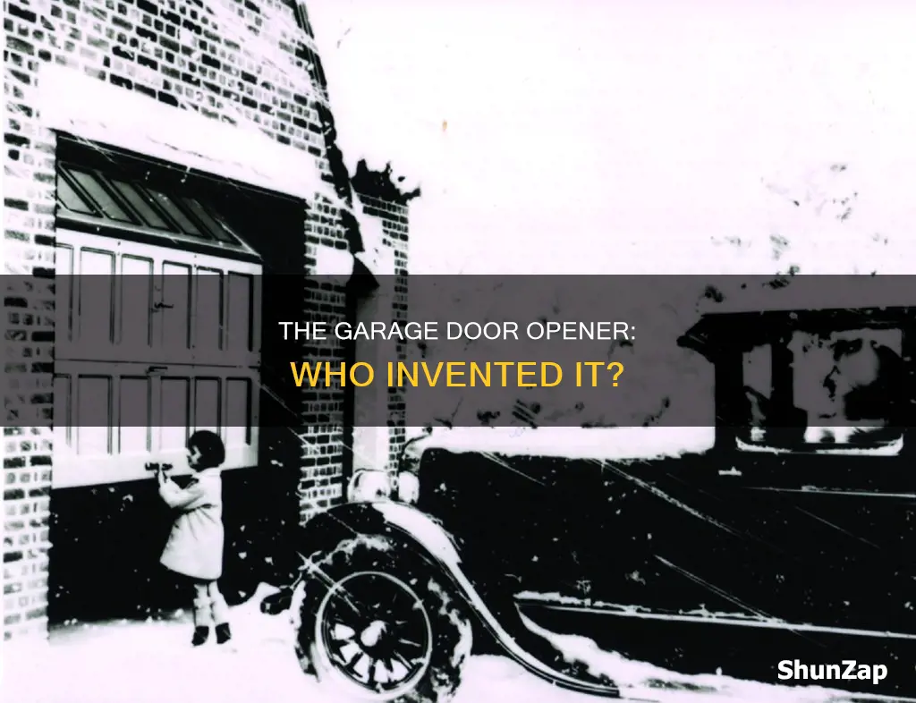 who invented the electric garage door opener