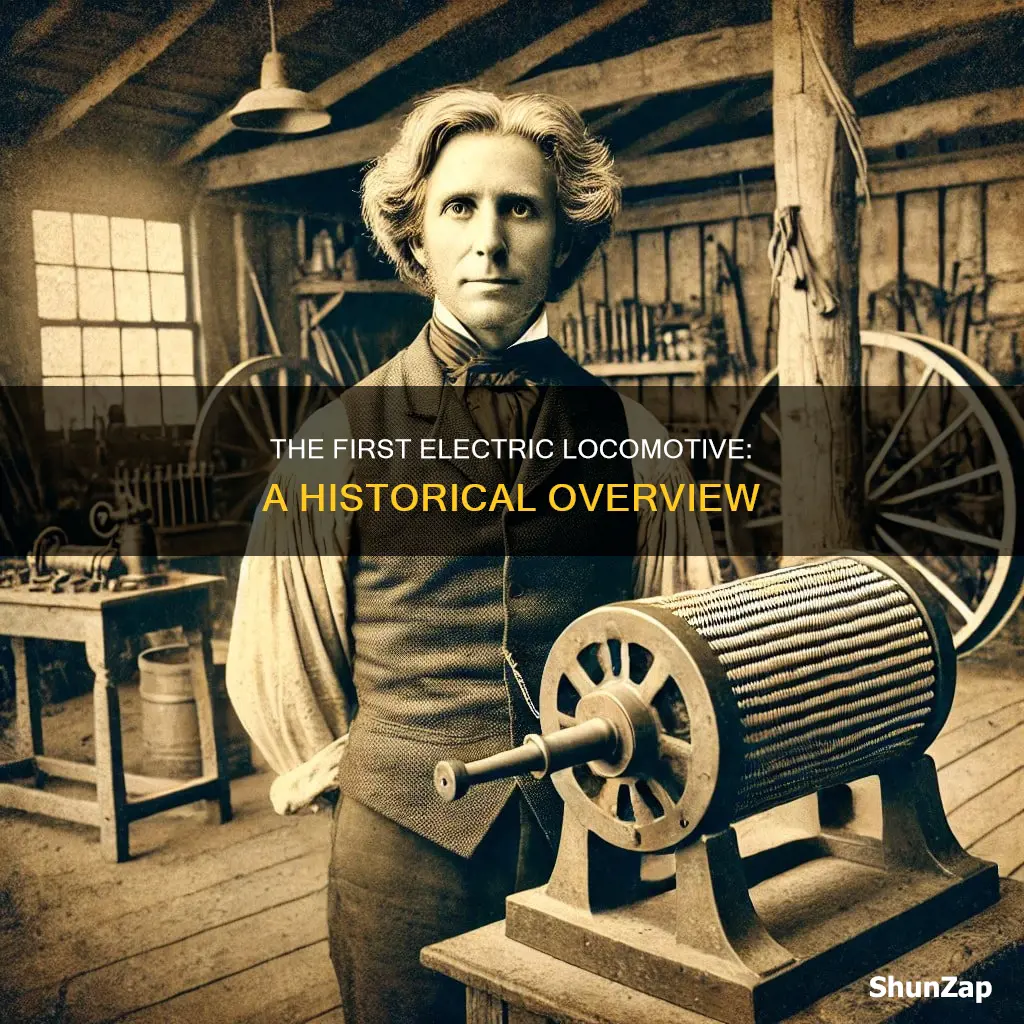 who invented the electric locomotive 1851 us