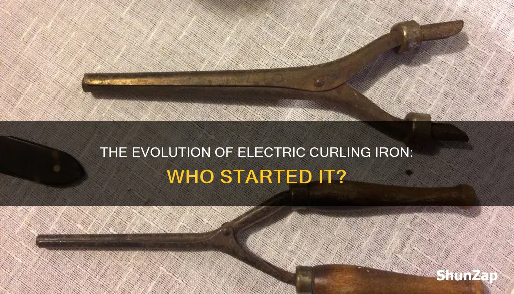 who invented the first electric curling iron
