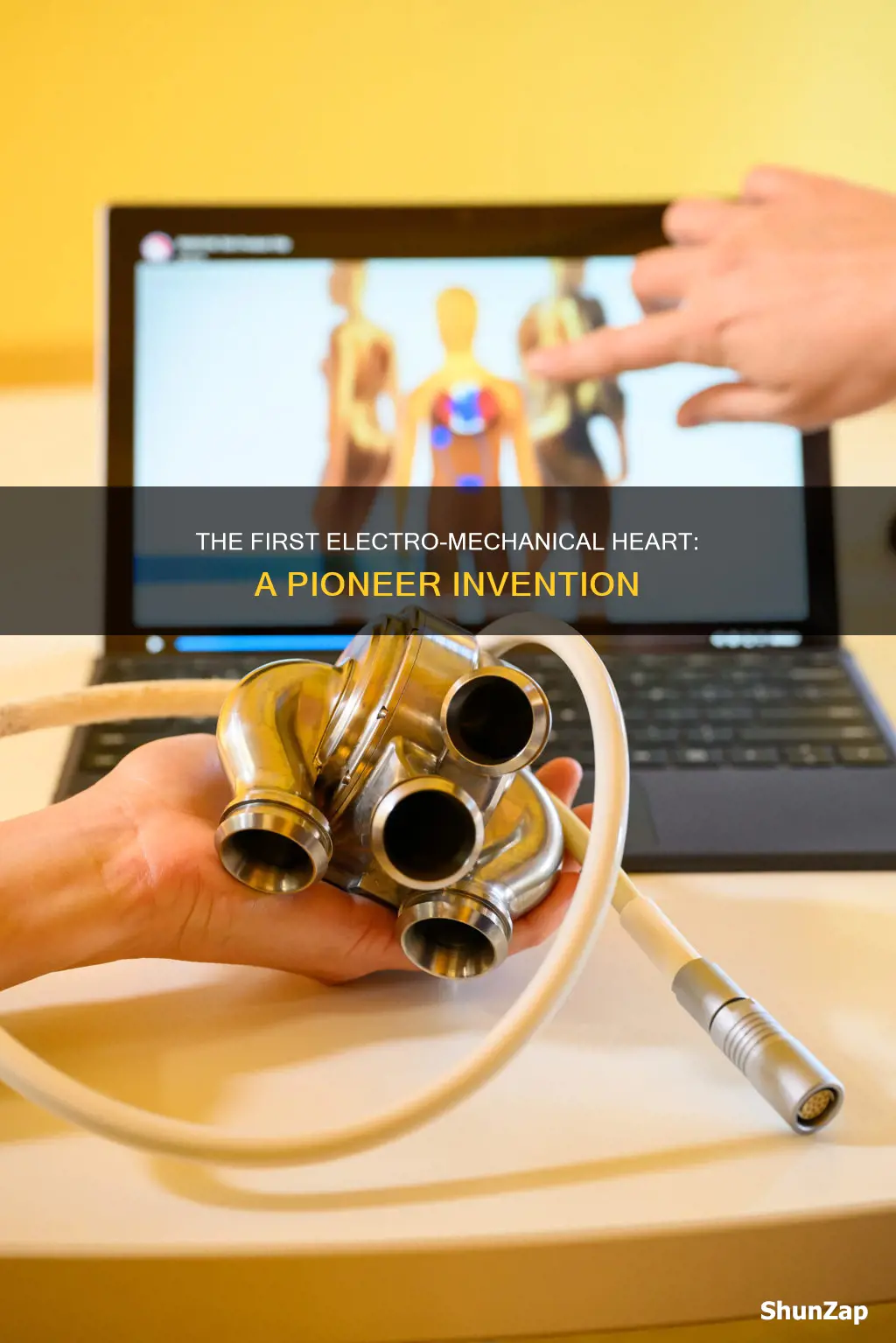 who invented the first electro mechanical heart