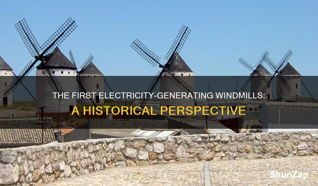 who invented the first windmill for electricity