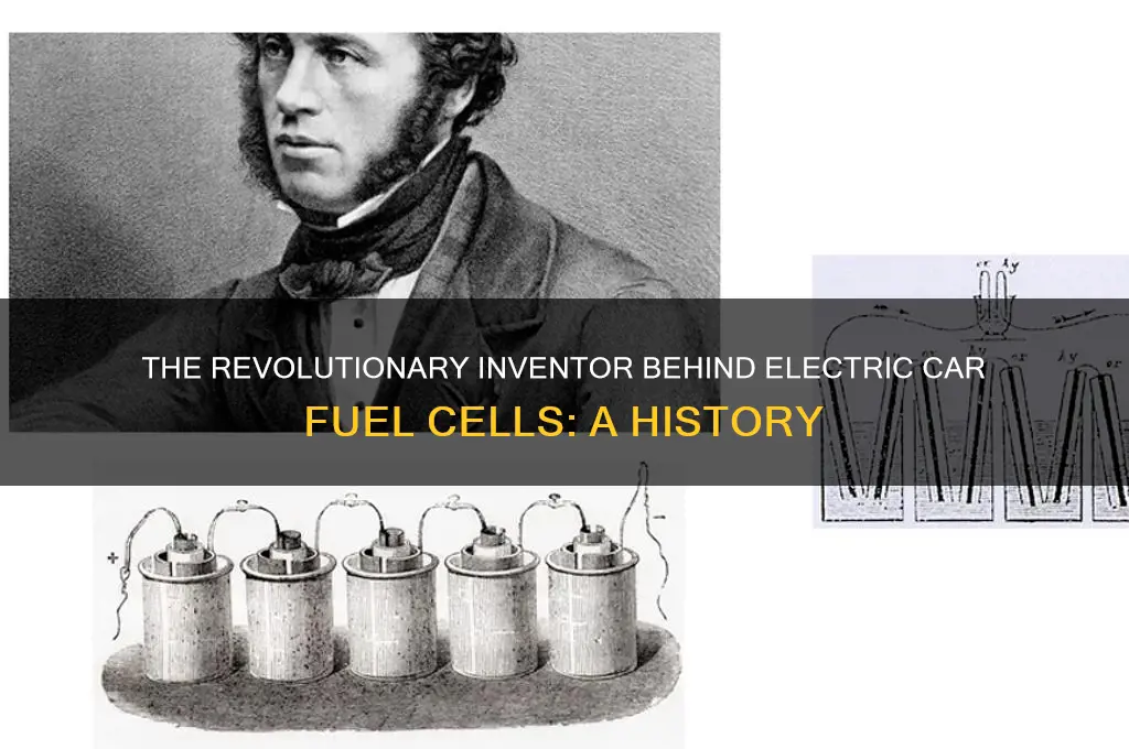 who invented the fuel cell for electric cars