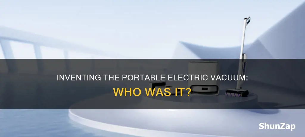 who invented the portable electric vacuum cleaner