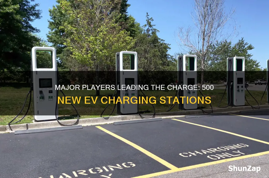 who is building 500 charging stations for electric cars