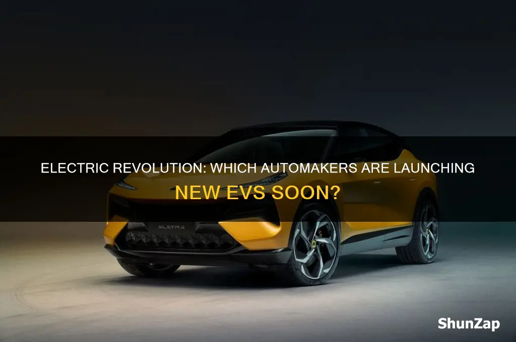 who is coming out with electric cars