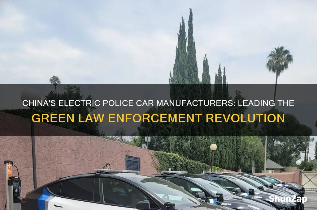 who is manufacturing electric police cars for china