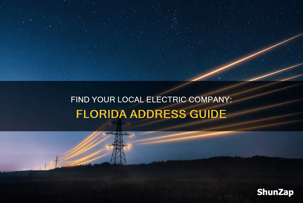 who is my electric company floridaby address