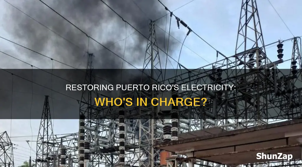 who is repairing puerto rico electricity now