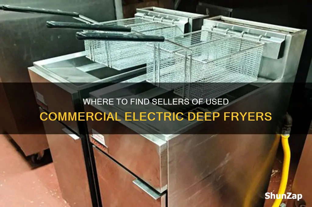 who is selling a used commercial electric deep fryer