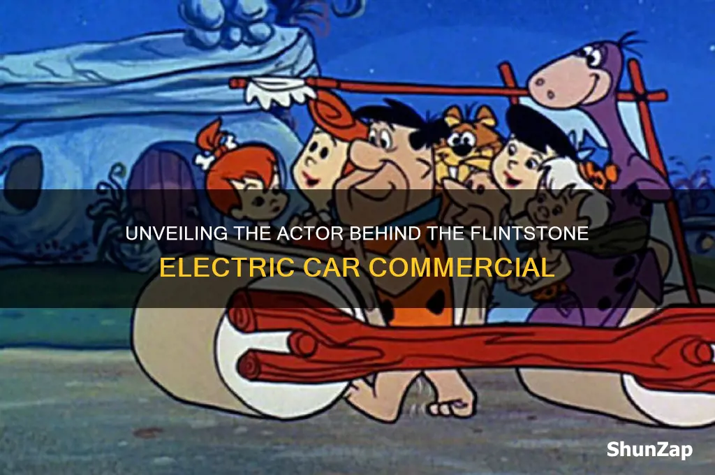 who is the actor in flintstone electric car commercial