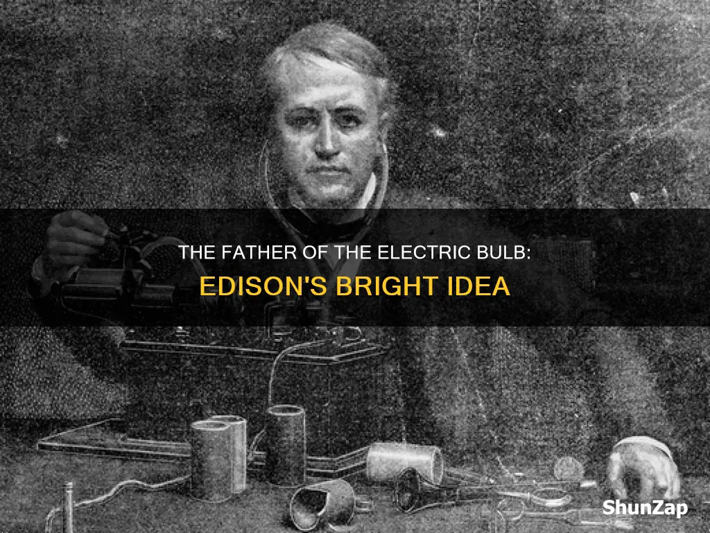who is the father of electric bulb