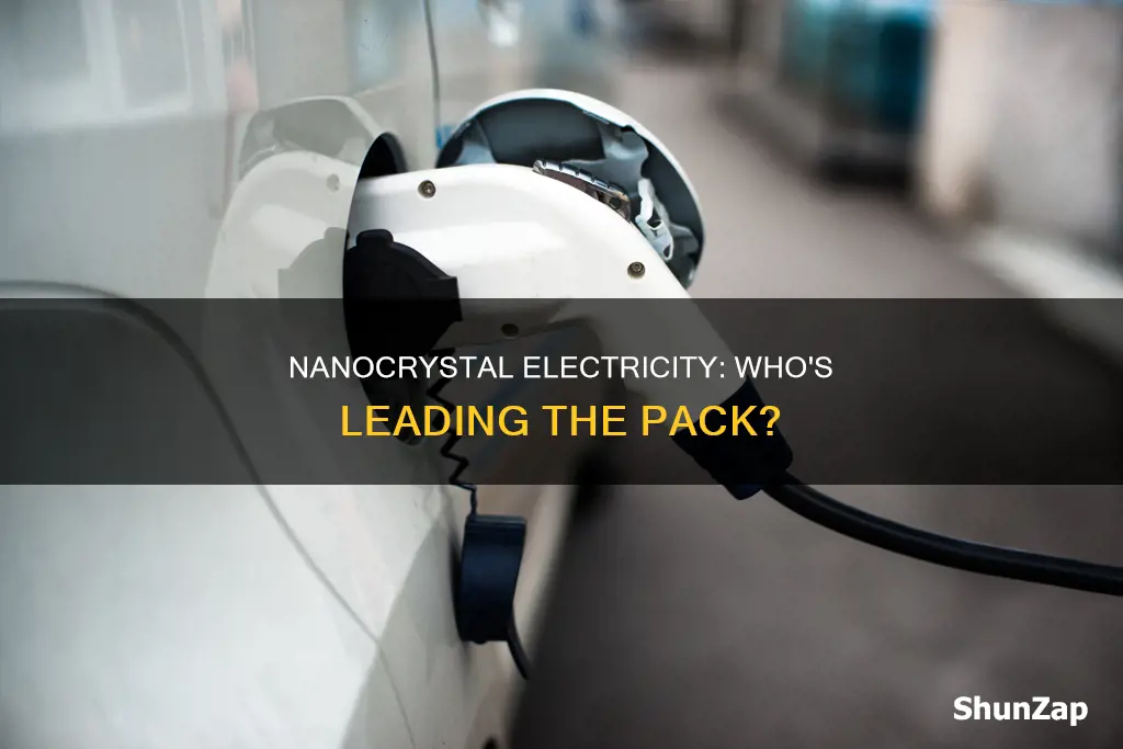 who is the leader in nanocrystal electricity