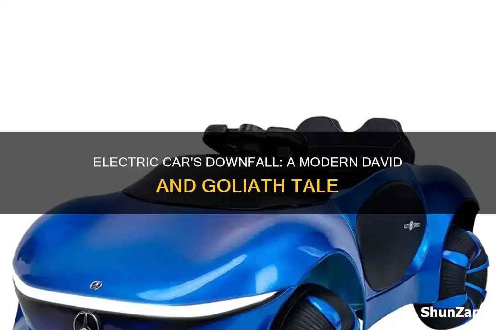 who killed the electric car allusion to david and goliath