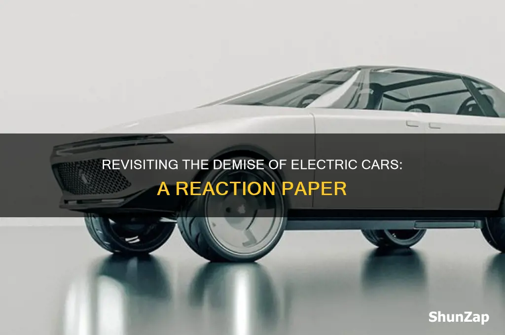 who killed the electric car reaction paper