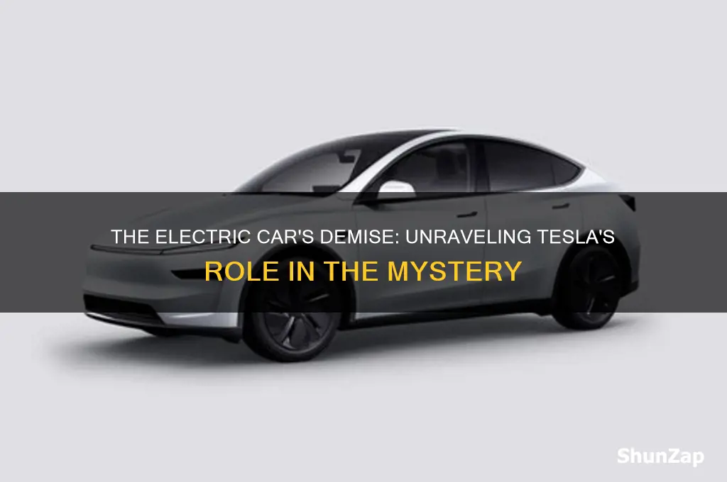 who killed the electric car tesla