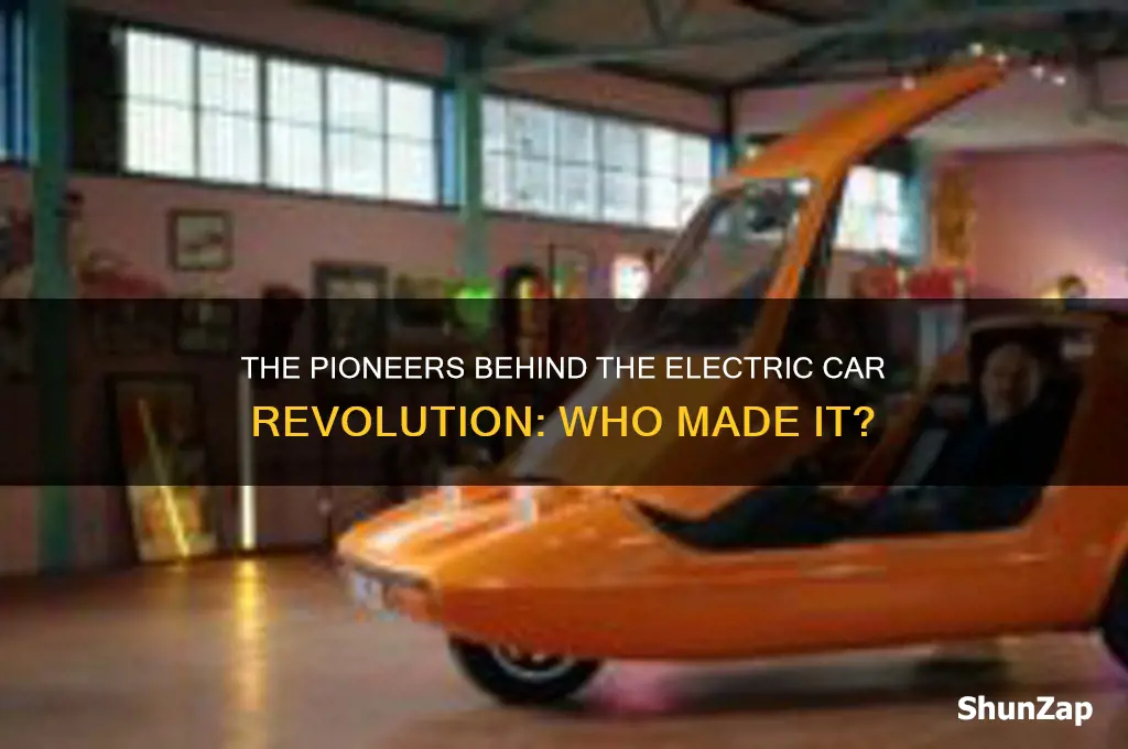 who made electric car