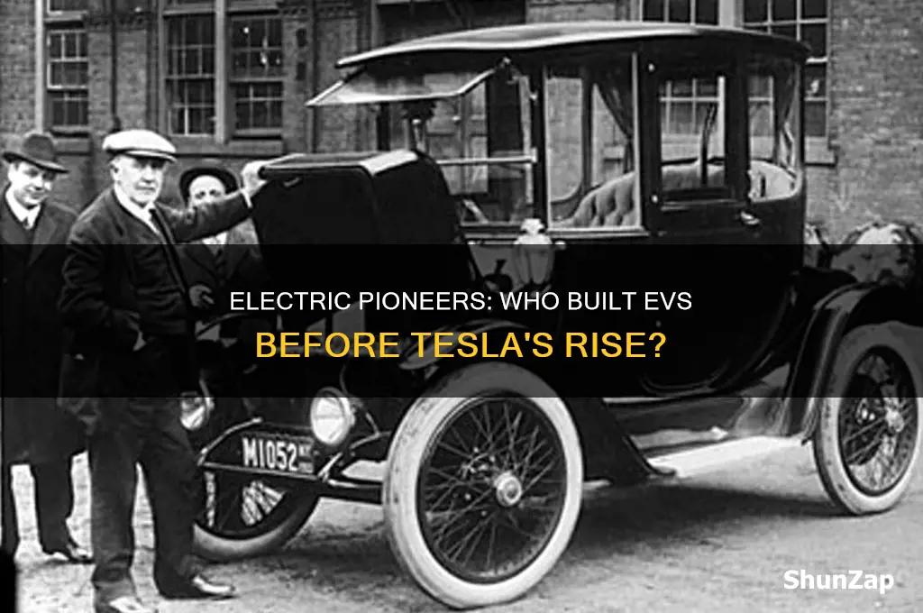 who made electric cars before tesla