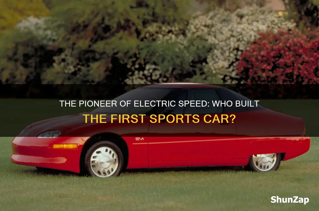 who made first electric sports car