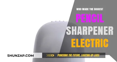 The Largest Electric Pencil Sharpener: Who Made It?
