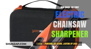 The First Electric Chainsaw Sharpener: Who Made It?