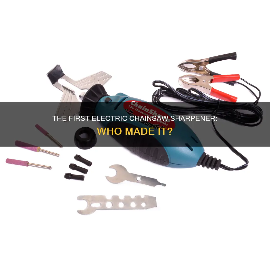 who made the first electric chainsaw sharpener