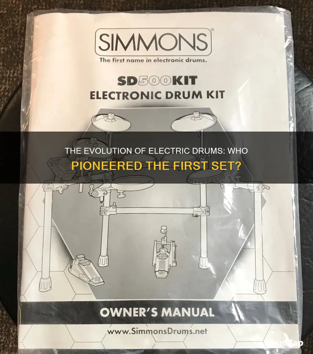 who made the first electric drum set