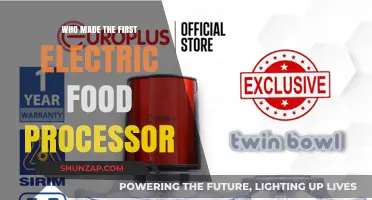Invention of the First Electric Food Processor: Who Made It?