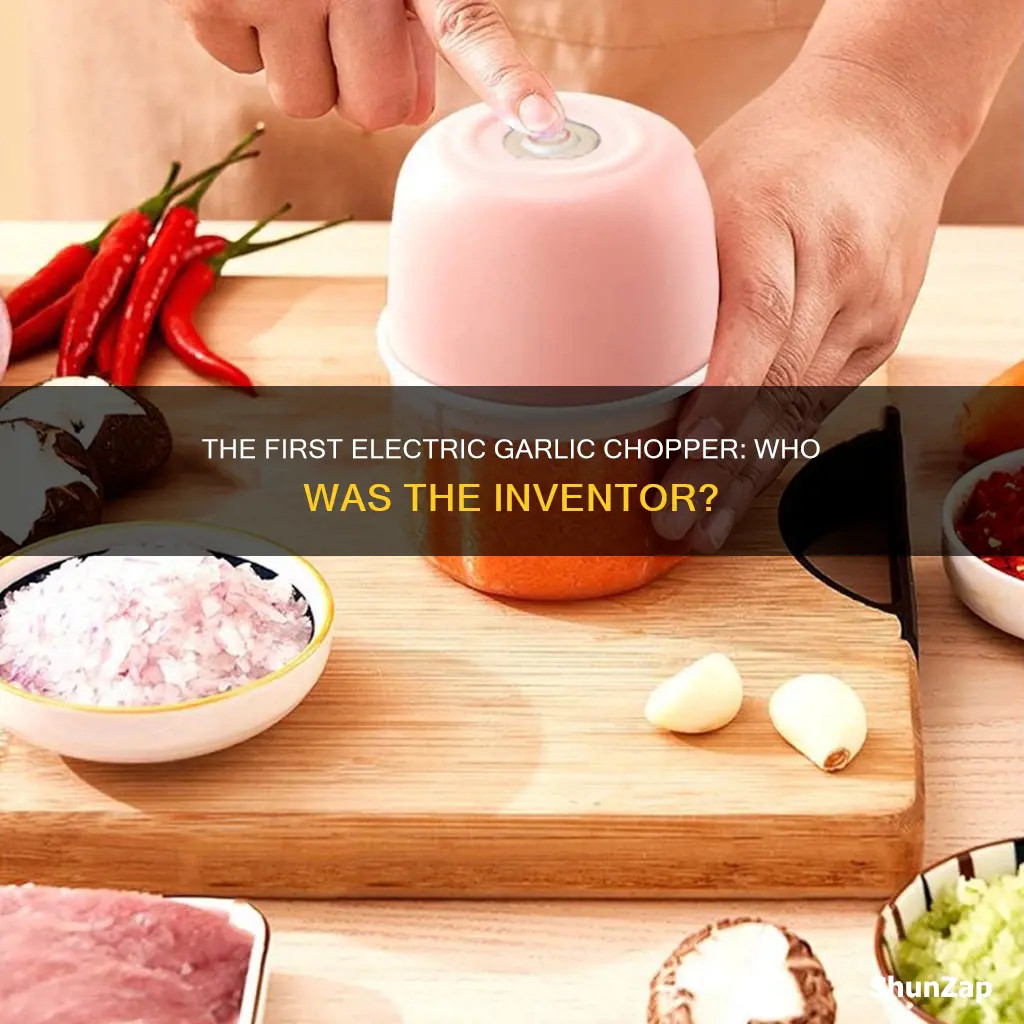 who made the first electric garlic chopper