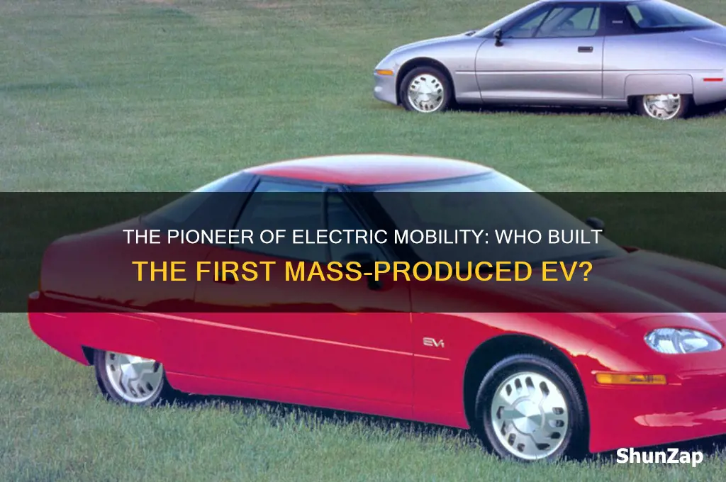 who made the first mass produced electric car