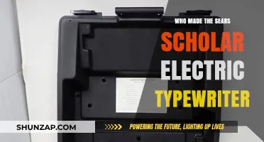 The Evolution of the Sears Scholar Electric Typewriter