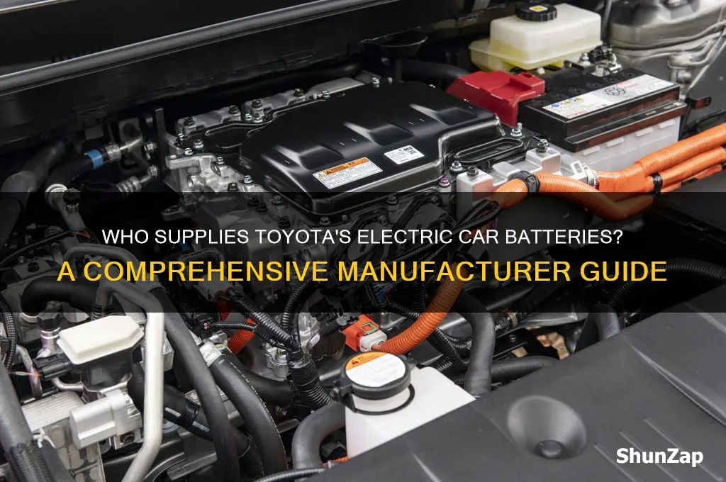 who makes batteries for toyota electric cars