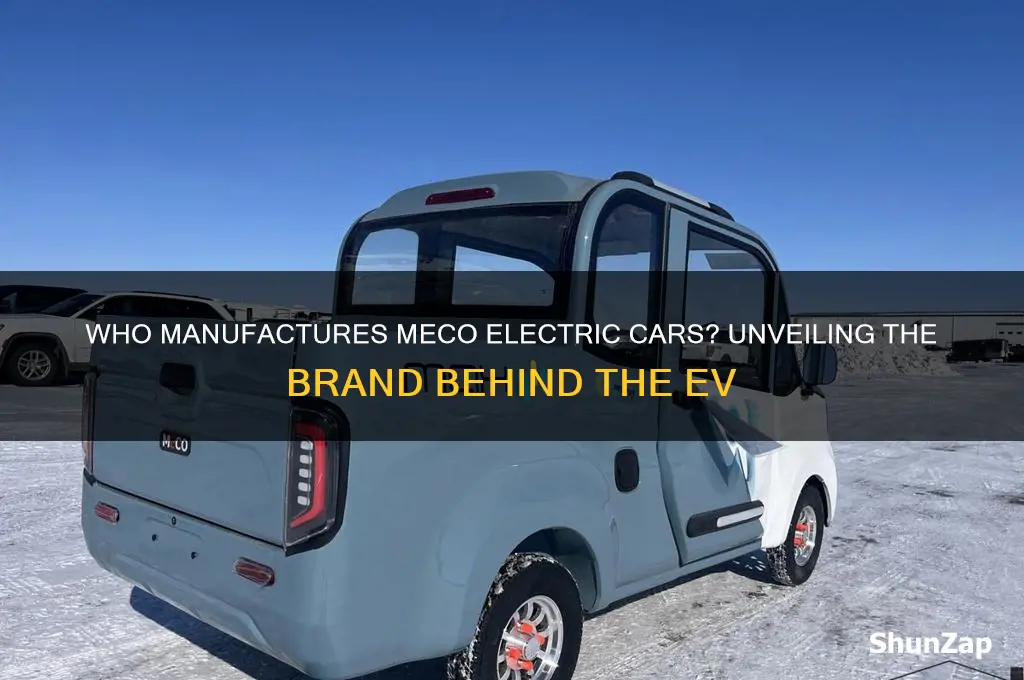who makes meco electric car