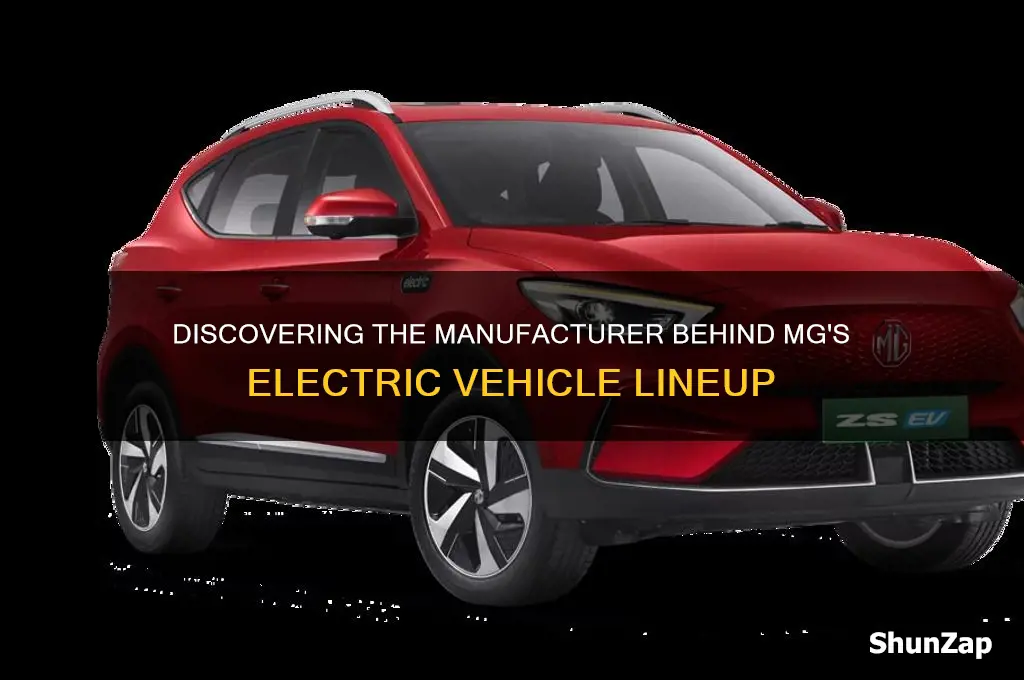 who makes mg electric cars
