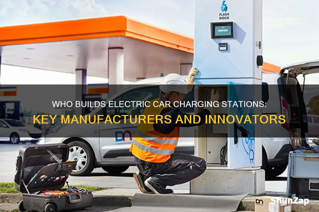 who makes recharging fuel stations for electric cars