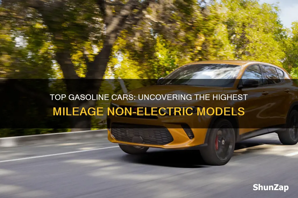 who makes the highest mileage non electric car