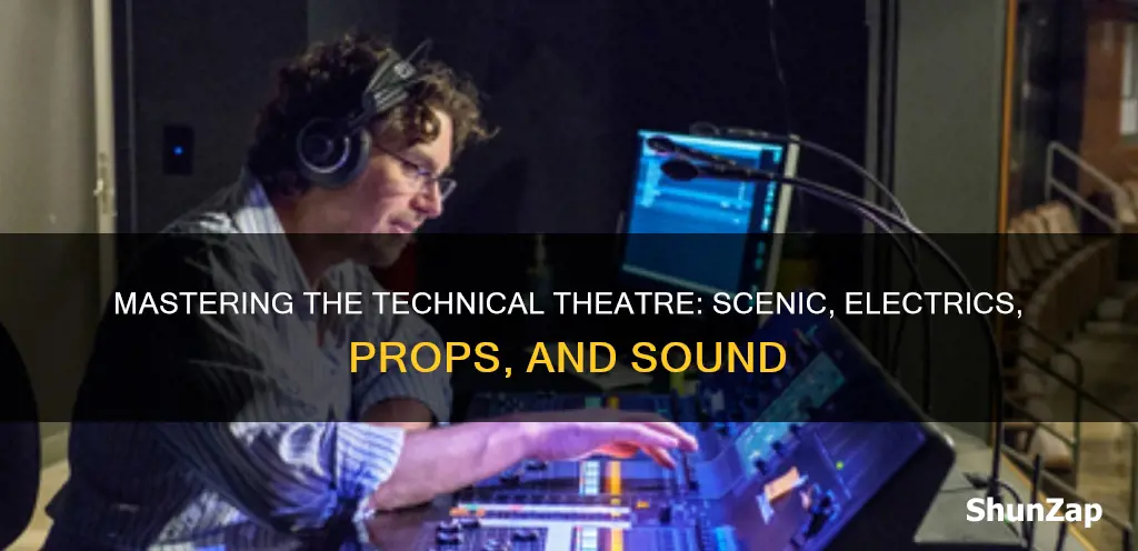 who oversees scenic electrics props and sound