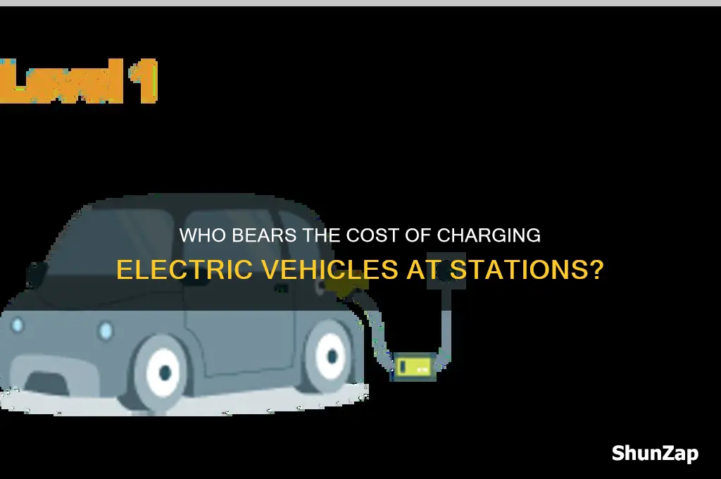 who pays for electricity at car charging stations