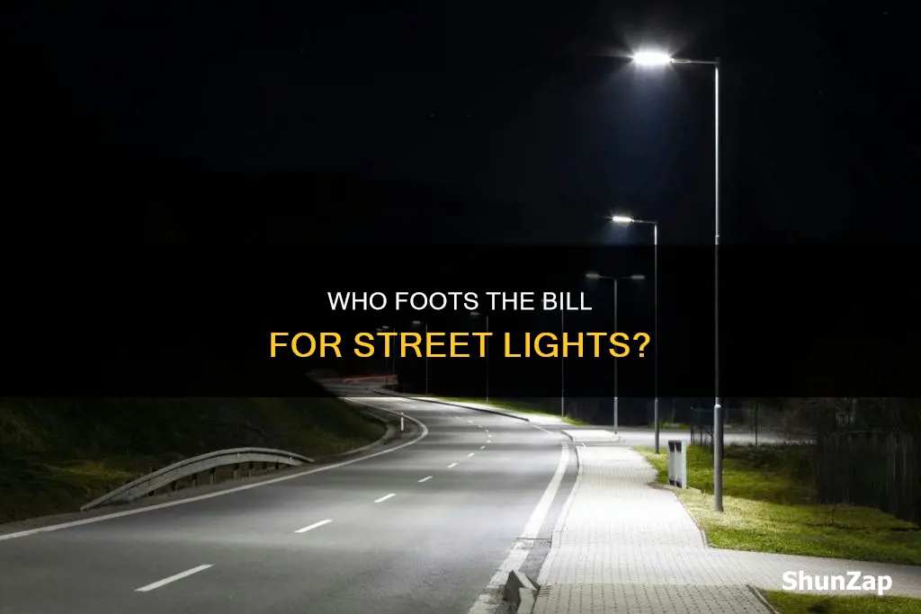 who pays for electricity for street lights