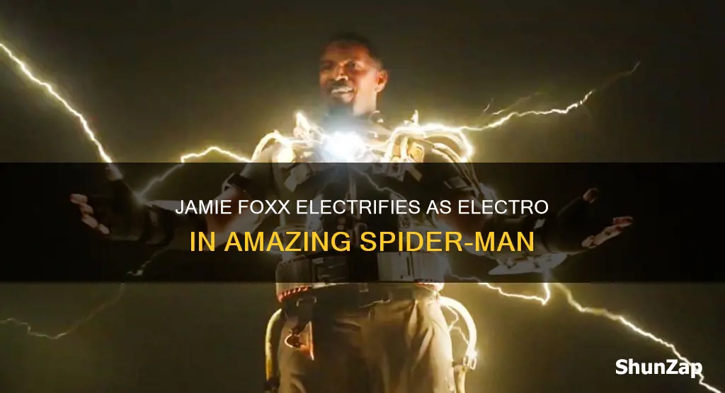 who played electro in amazing spider man