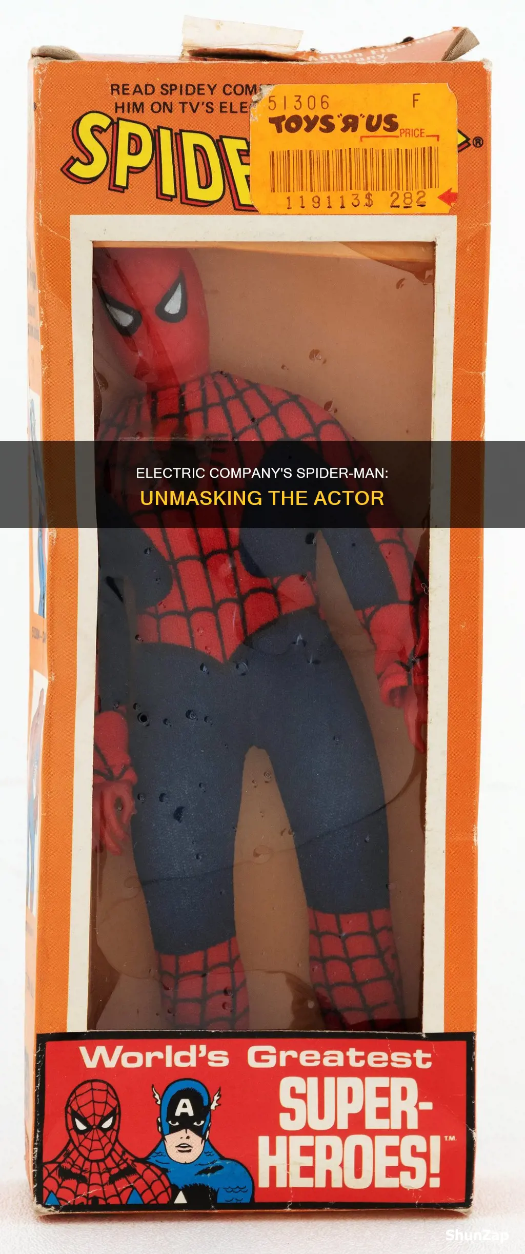 who played spider man on electric company