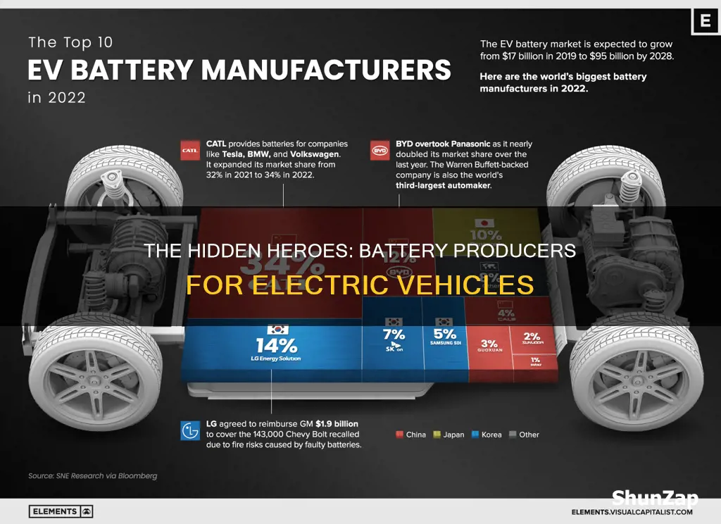 who produces batteries for electric vehicles