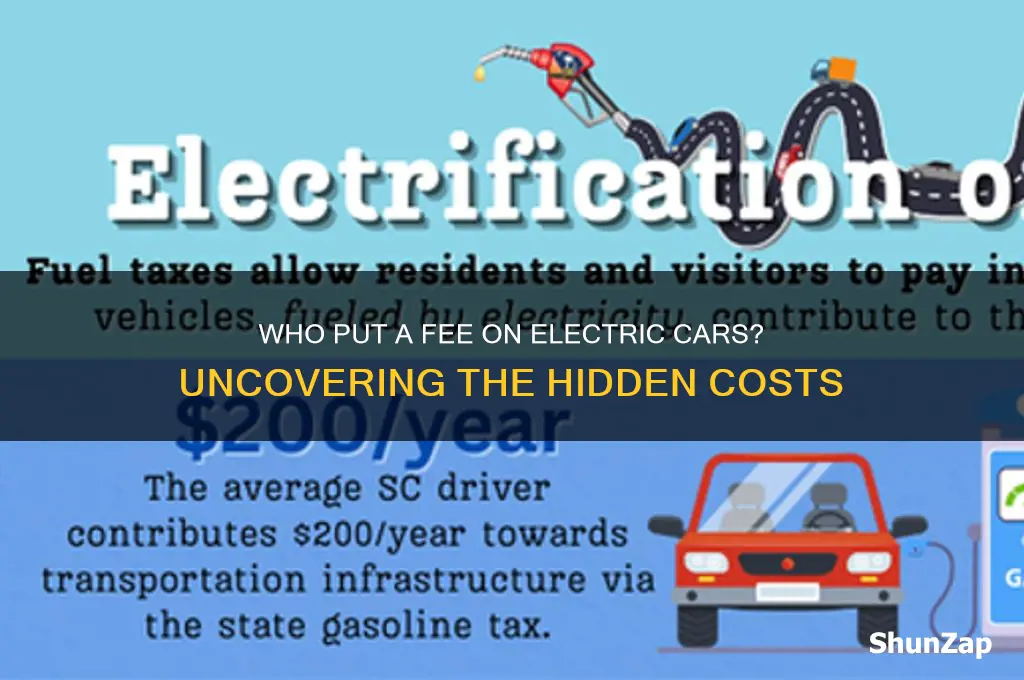 who put a fee on electric cars