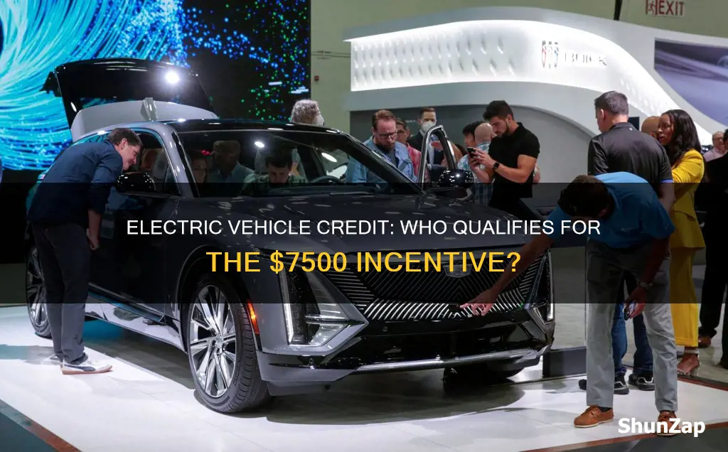 who qualifies for 7500 electric vehicle credit