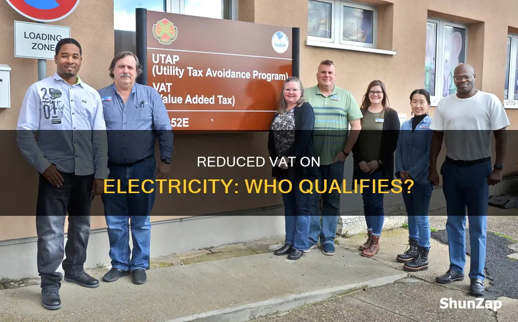 who qualifies for reduced vat on electricity