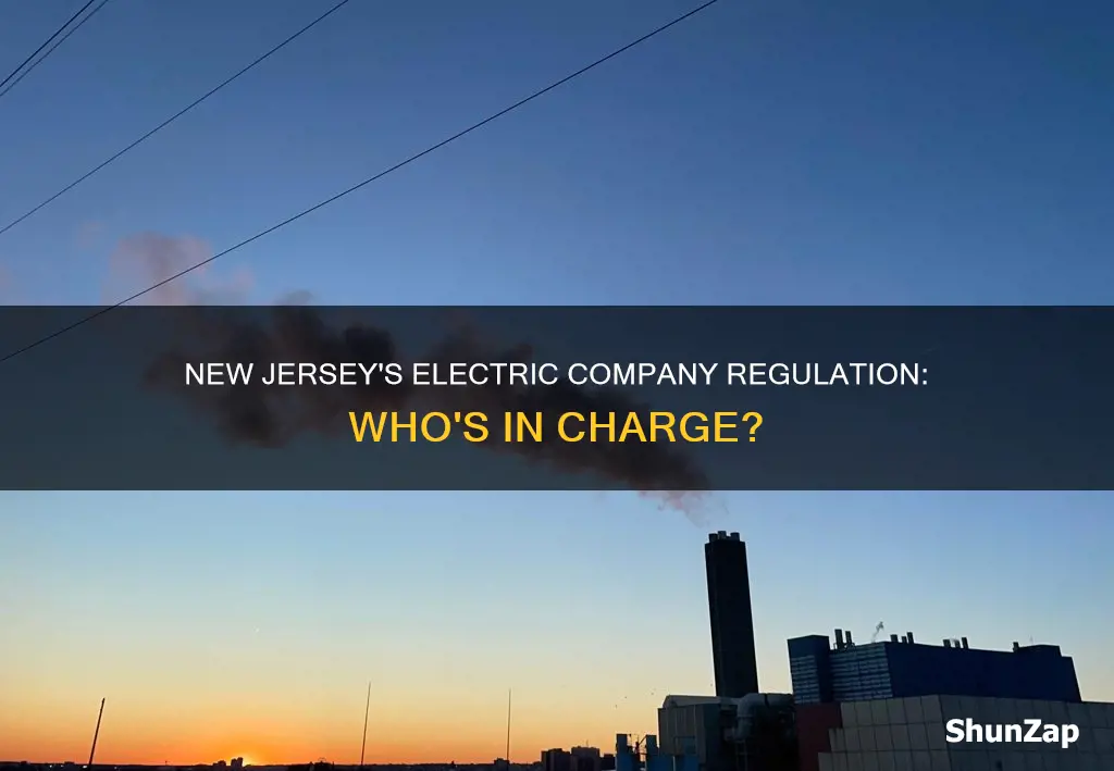 who regulates the electric company in nj