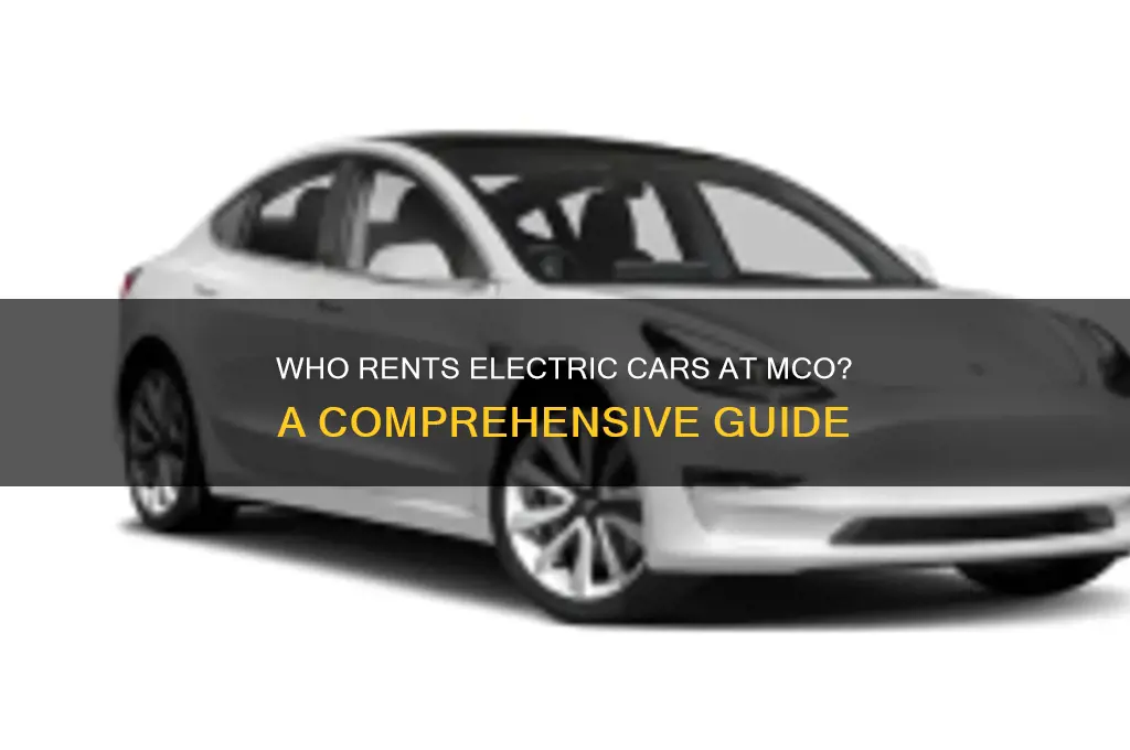 who rents electric cars mco