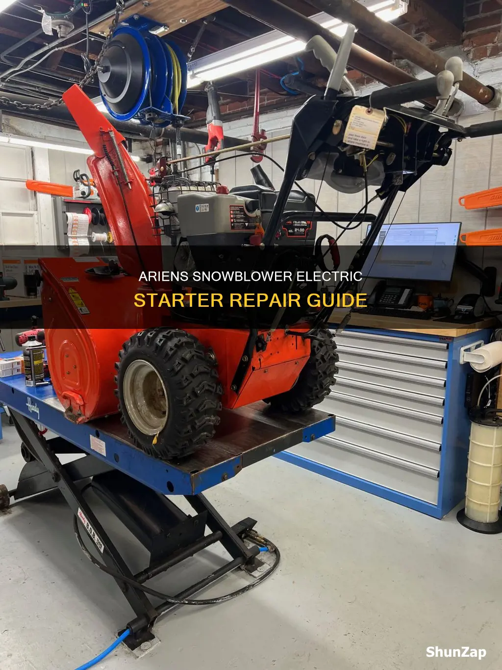 who repair electric starter on ariens snowblower