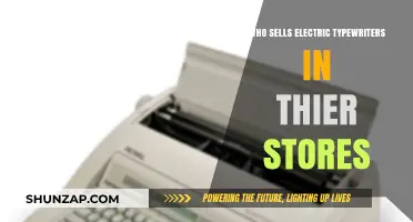 Where to Buy Electric Typewriters in Physical Stores